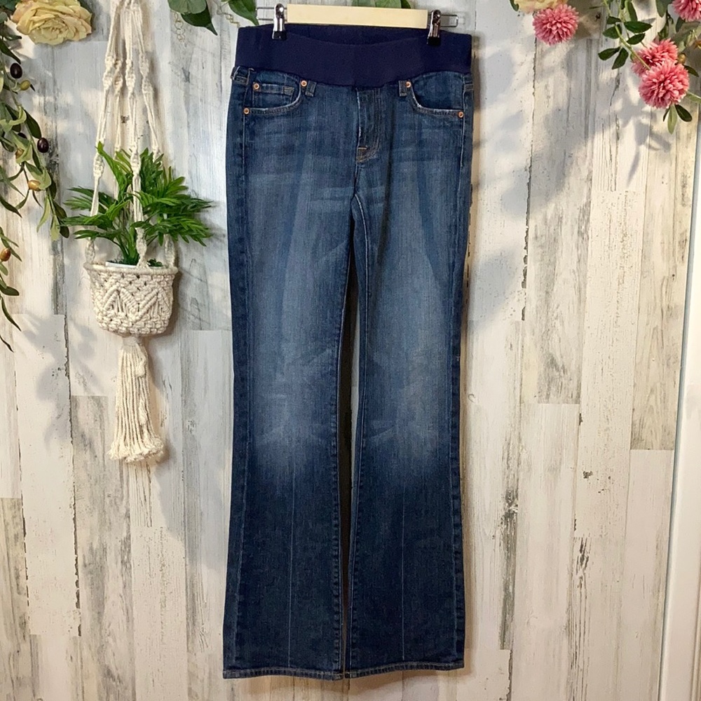 7FAM Maternity Bootcut Jean Extra Long/ Size 30